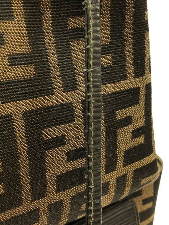 Fendi Vintage Backpack Leather Canvas main image 9